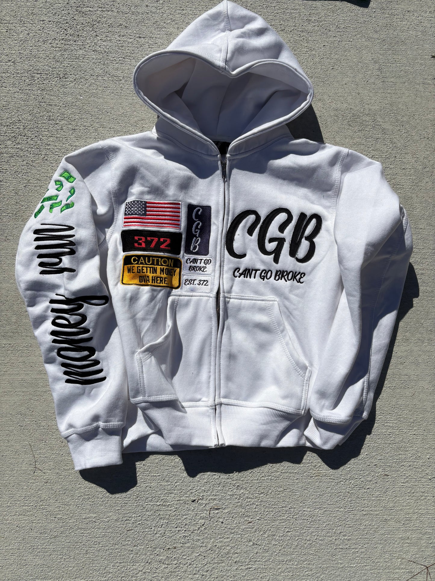 CGB ZipUp White
