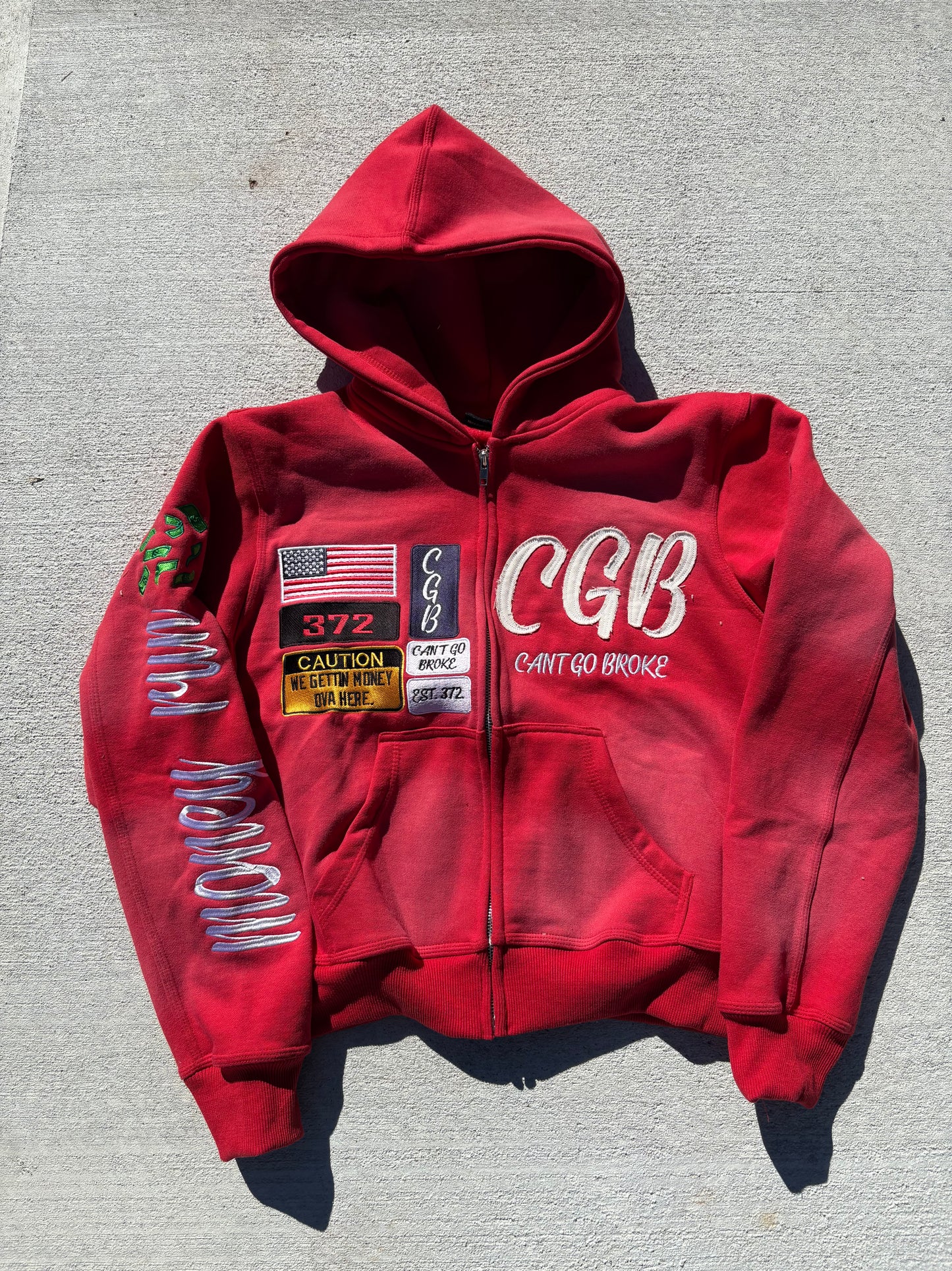 CGB ZipUp Red